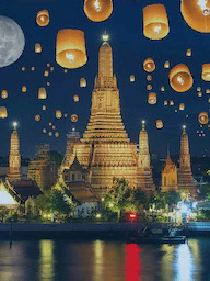 Cidade das Palavras Bangkok LÂmpadas Flutuantes