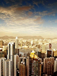 Cidade das Palavras Hong Kong Skyline