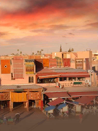 Word City Marrakesh Town Square