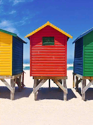 Word City Cape Town Beach Huts