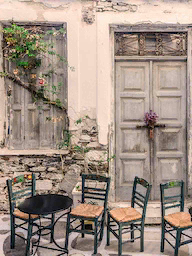 Word City Santorini Coffeetime