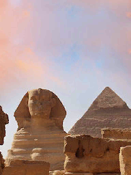 Word City Giza Sphinx