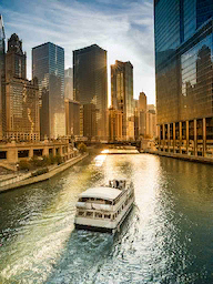 Word City Classic CHICAGO THE RIVER