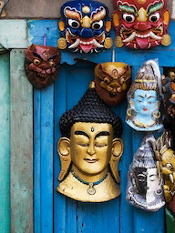 Kelime Gezmece Klasik Katmandu Maske